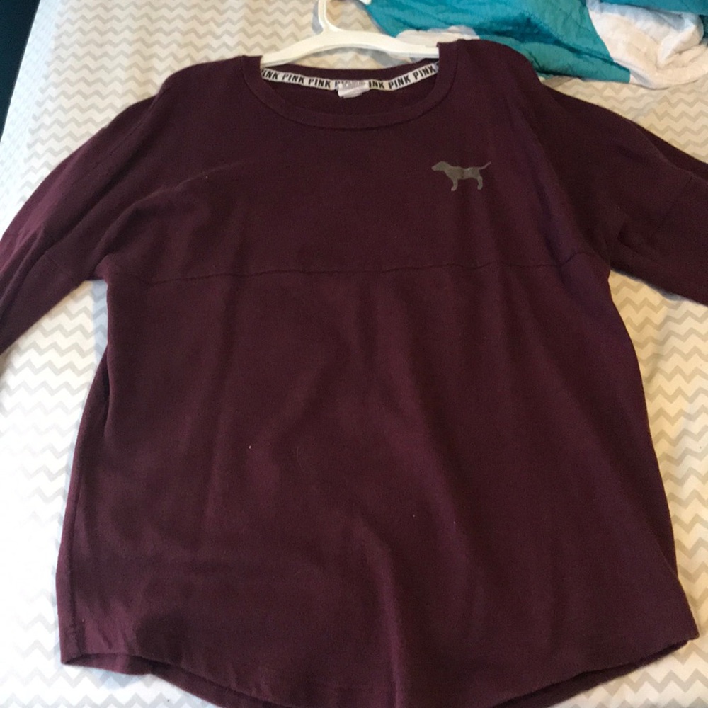 VS PINK Marron Sweatshirt